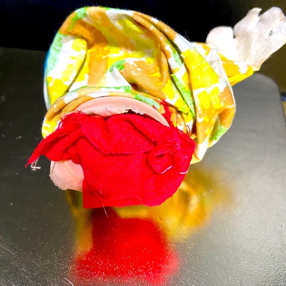 WALT DISNEY VTG 60s PINOCCHIO JIMINY CRICKET HAND PUPPET RUBBER HEAD & SQUEEKER - Picture 11 of 14